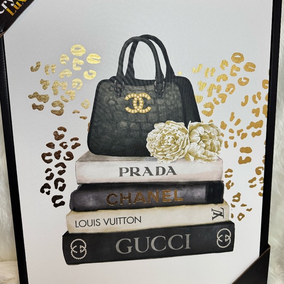 Lux Inspired Framed Canvas